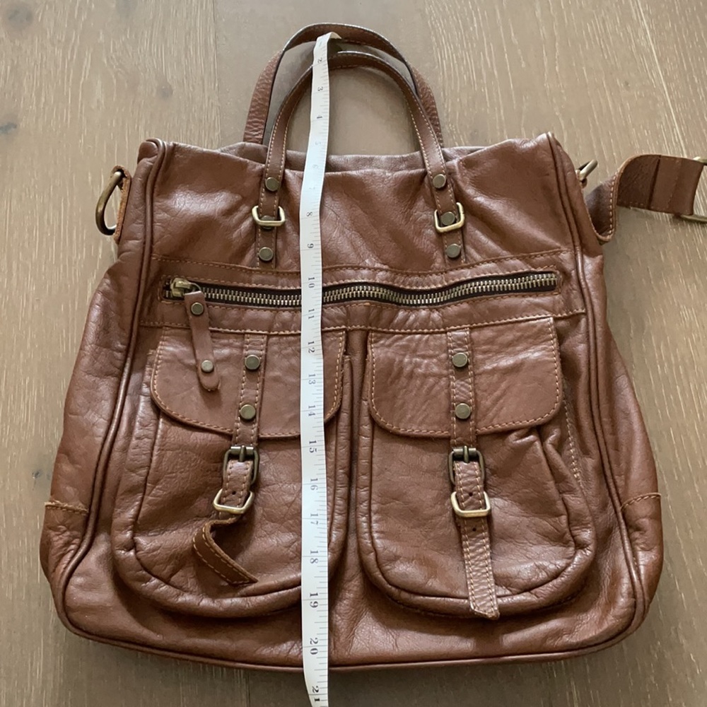 Campomaggi Italian Leather Messenger Bag Purse - Picture 10 of 10